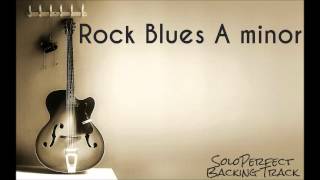 Rock Blues Backing Track in A minor [upl. by Bow]