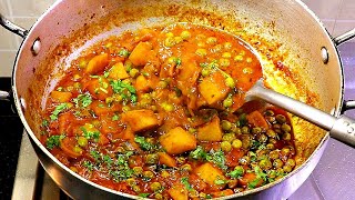 आलू मटर की मसालेदार सब्ज़ी नए तरीके से  Aloo Matar ki Sabzi  Aloo Matar Curry  KabitasKitchen [upl. by Toiboid]