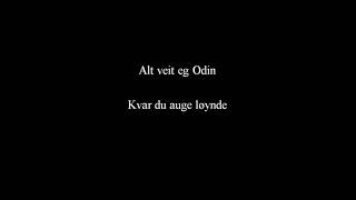 Wardruna  Aurora  Helvegen Lyrics [upl. by Heriberto]