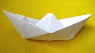 Como hacer un barco de papel  how to make a paper boat [upl. by Payton]