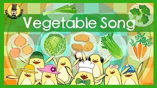 Vegetable Song  Songs for kids  The Singing Walrus [upl. by Kcuhc637]