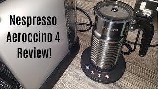 Nespresso Aeroccino 4 Milk Frother Review  Worth upgrading from the Aeroccino 3 [upl. by Lombardo]