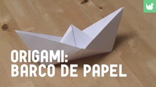 Cómo hacer un barco de papel  Origami [upl. by Phiona303]