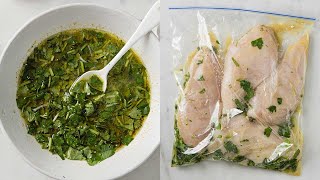 Quick Cilantro Lime Chicken Marinade [upl. by Joli909]