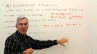 N1Introduction to Linear Diophantine Equations [upl. by Teragramyram827]