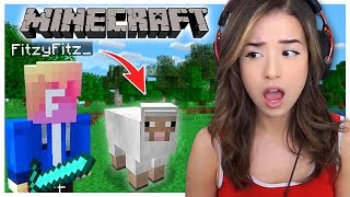 Playing Minecraft for the First Time with Fitz  Houses Diamonds Sheep amp Fishing [upl. by Karp]