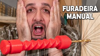 Como fazer uma furadeira manual ManualMaker Aula 14 Vídeo 2 [upl. by Nomelc]