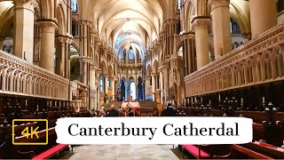 Canterbury Cathedral  Complete Virtual Tour Inside  Kent England [upl. by Carothers228]