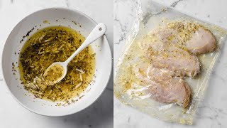 Quick Lemon Chicken Marinade  20 Minute Recipe [upl. by Oicneserc462]