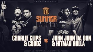 CHARLIE CLIPS amp GOODZ VS HITMAN HOLLA amp JOHN JOHN DA DON  URLTV [upl. by Adnolat]