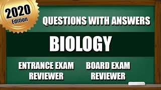 Entrance Exam Reviewer 2020  Common Questions with Answer in Biology and Science  PART 1 [upl. by Enyad817]