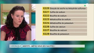 Additifs  méfiezvous des sulfites   Le Magazine de la santé [upl. by Tosch]