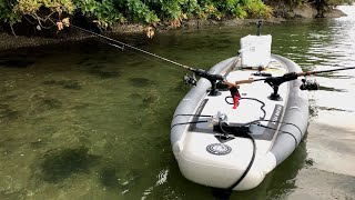 Speed distance amp SUP fishing  First test of the Aqua Marina Bluedrive S Power fin amp Drift board [upl. by Adaner183]