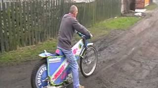 SpeedWay zuzel  Wiejski crash Siwy [upl. by Akired]