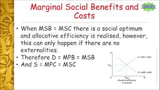 4 Marginal Social Benefit and Marginal Social Cost [upl. by Vedi]