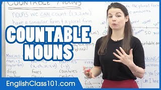 Countable Nouns  Learn English Grammar [upl. by Fortunia952]