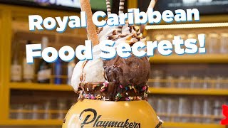 Royal Caribbean Food Secrets  Discounts tips and MORE [upl. by Reifnnej]