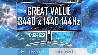 AOC CU34G2X Review The Best Value 1440p 144Hz Ultrawide Monitor [upl. by Nader232]