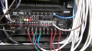 How to connect a surround sound receiver  Part 4 [upl. by Llehsim]