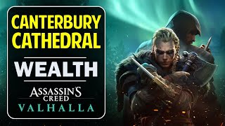 Canterbury Cathedral Gear  Armor Chest Location  Cent Wealth Guide  Assassins Creed Valhalla [upl. by Carlotta]