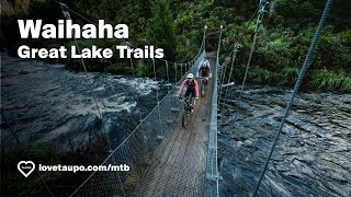 Waihaha  Great Lake Trails  MTB Taupo guide [upl. by Arinayed]