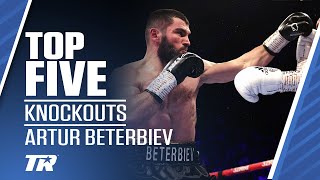 Top 5 Artur Beterbiev Knockouts  BOXING HIGHLIGHTS [upl. by Eiliab957]