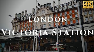 London Victoria Station Walk Through England 4K [upl. by Delano951]