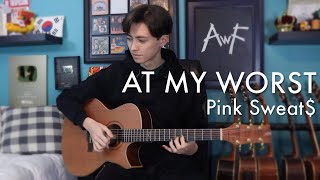 At My Worst  Pink Sweat  Cover fingerstyle guitar [upl. by Ardnoid230]