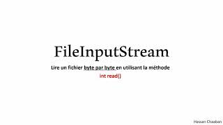 04 FileInputStream  Example 1 [upl. by Nellek]