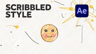 Scribbled Style Animation in After Effects  Tutorial [upl. by Heintz131]