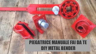 Piegatrice Manuale Fai Da Te  DIY Metal Bender [upl. by Marcello]