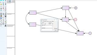 Path analysis in AMOS from covariance matrix new [upl. by Ettolrahs213]