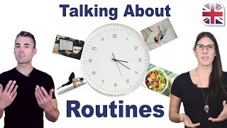 Talk About Your Daily Routine in English  Spoken English Lesson [upl. by Sundin]