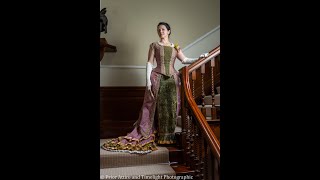 Dressing up in a Natural Form era Victorian ball gown [upl. by Schindler]