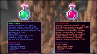 Minecraft  How To Get Custom Potions [upl. by Attirehs]