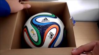 Unboxing Adidas Brazuca Match Ball Replica [upl. by Cicero791]