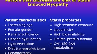 StatinInduced Myopathy [upl. by Atwood349]