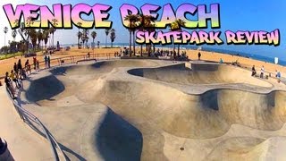 Skatepark Review Venice Beach Skatepark  Venice California [upl. by Schoening]