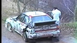 Crash Michele Mouton and Fabrizia Pons WRC Rally MonteCarlo 1983 [upl. by Caton]