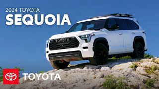 2024 Toyota Sequoia Overview  Toyota [upl. by Suirtimid]