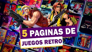 5 PAGINAS DONDE PODER JUGAR JUEGOS CLÁSICOS [upl. by Colman]