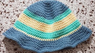 Learn how to crochet a bucket hat [upl. by Fabri]