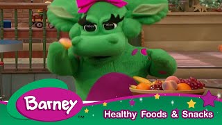 Barney  Eating Healthy With Barney  Healthy Habits [upl. by Nwavahs]