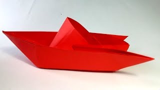 Como hacer un Barco de papel Origami  How to Make an Origami Paper Boat [upl. by Naman]