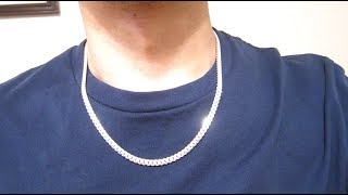 20 inch 5mm Cuban Link Chain Sterling Silver [upl. by Nohtanoj998]