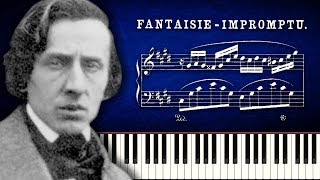 Chopin  FantaisieImpromptu  Piano Tutorial [upl. by Yoshio]