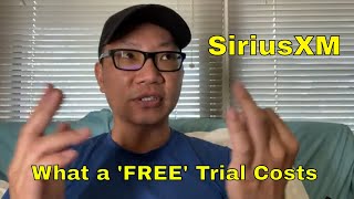 About the Sirius XM Radio Trial  Beware [upl. by Dacey799]