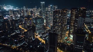 Mumbai Skyscrapers at Night 🚁 [upl. by Dukey]