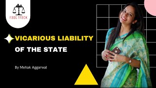 Lecture 10  What is Vicarious Liability of the state  Tortious Liability of State  Law of Torts [upl. by Sinnaoi761]