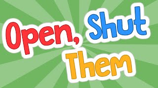 Open Shut Them Song Circle Time Songs for Kids  Jack Hartmann Nursery Rhymes [upl. by Enomaj]